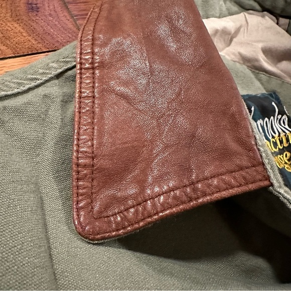 Vintage West Virginia Marfork Coal Massey Energy Bomber Jacket L - Picture 7 of 14